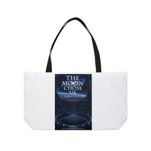 Weekender Tote Bag - 'The Moon Chose Us' Celestial Book Cover Tote